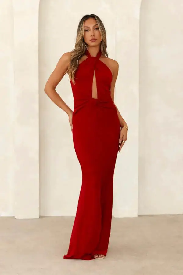 Red Maxi Dress Formal
