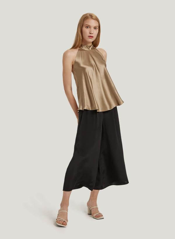 Silk Top and Skirt