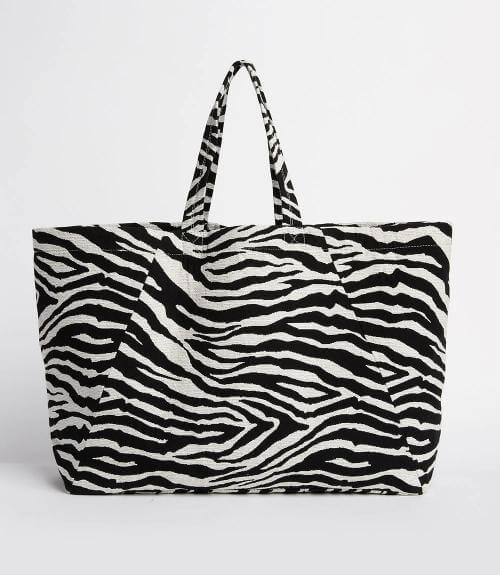 Zebra Print Tote Bag