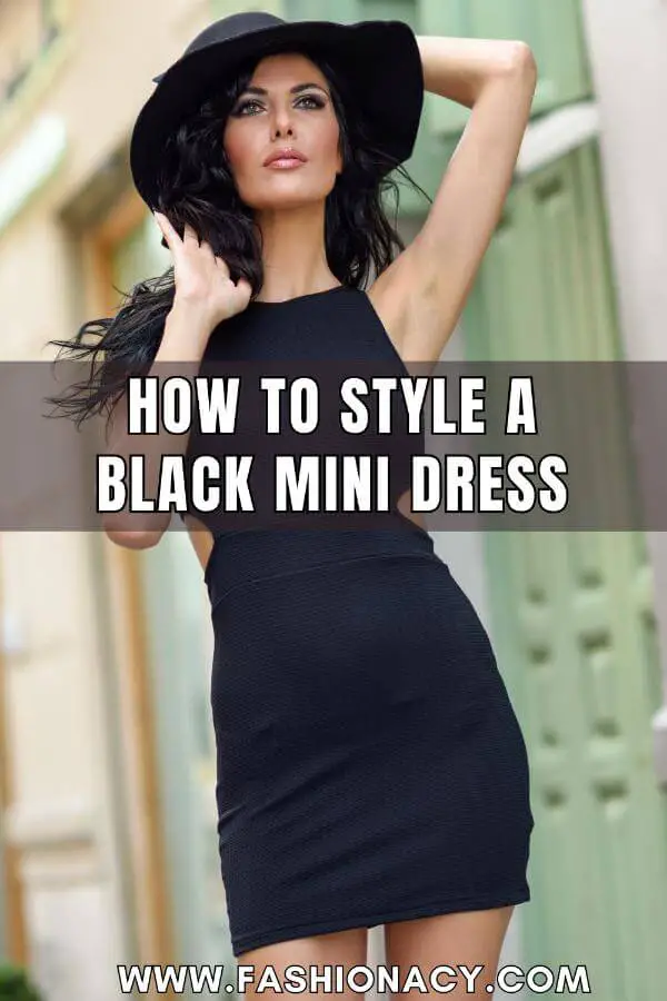 How to Style a Black Mini Dress