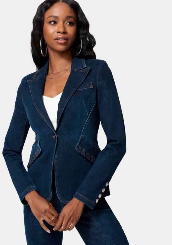 Tailored Denim Jacket Outfit