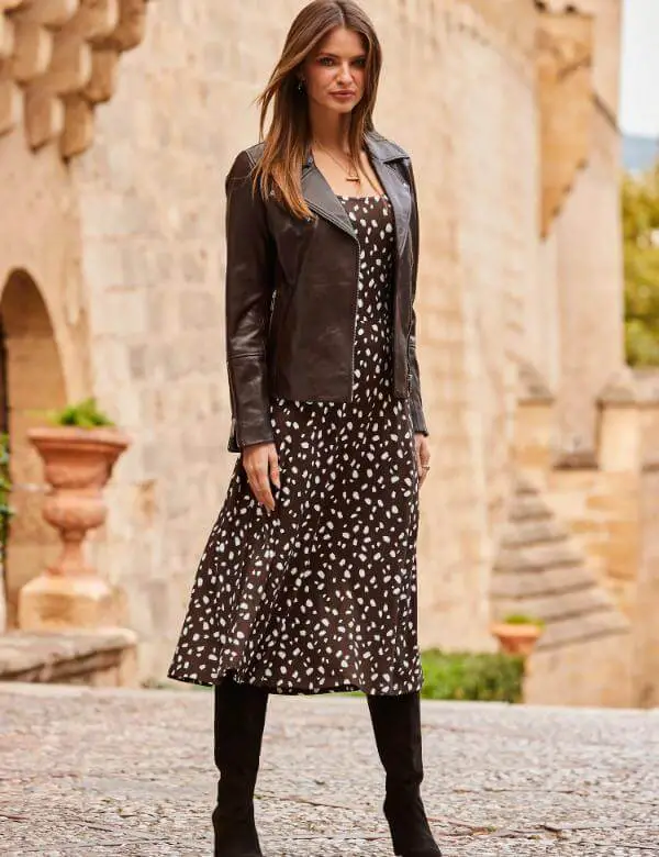 Biker Jacket With Dress