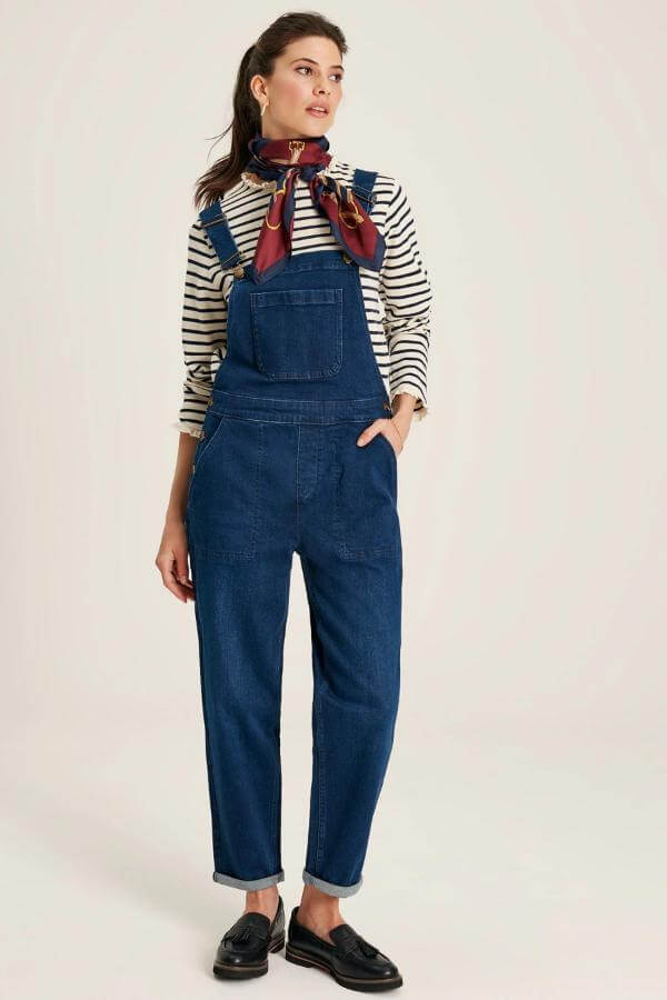 Blue Dungarees Outfit