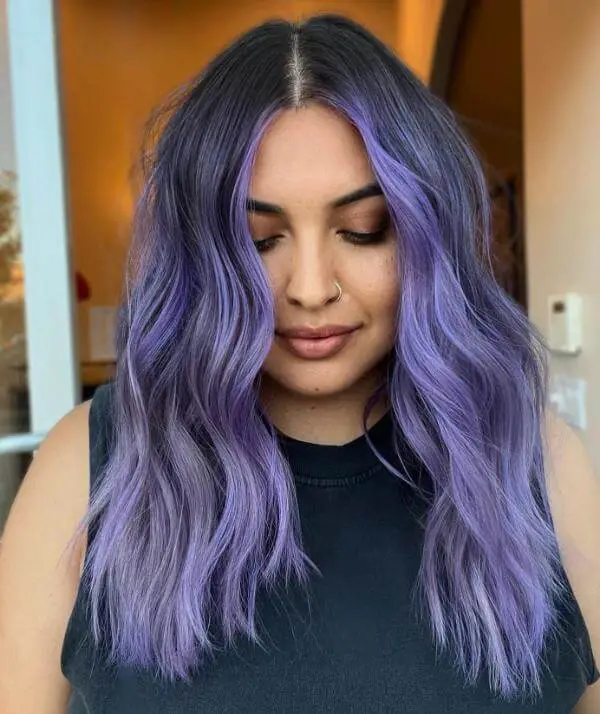 Dark Lavender Hair Color