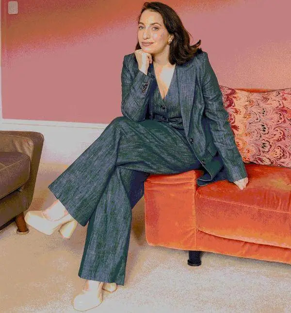 Denim Suit Women Outfit Street Style