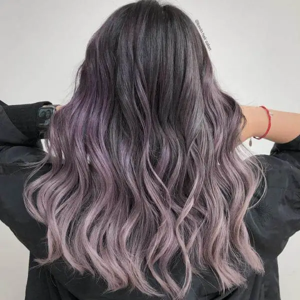 Dusty Lavender Hair Color