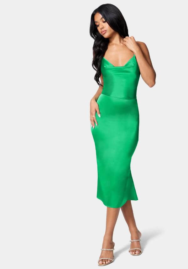 Green Midi Dress Outfit