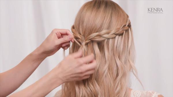 How to Do a Waterfall Braid Step by Step