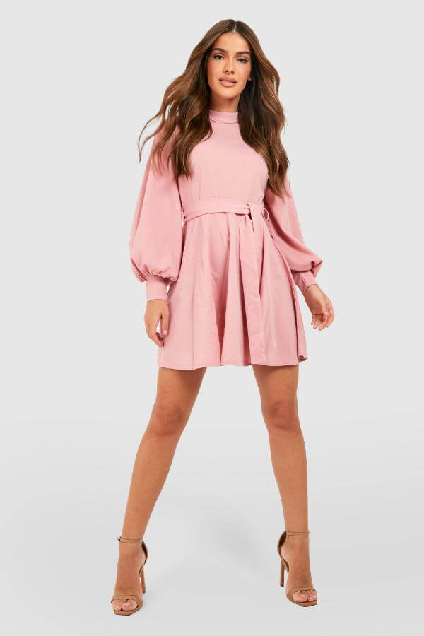 How to Style a Pink Mini Dress