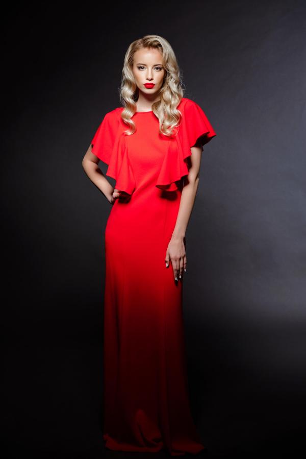 How to Style a Red Maxi Dress