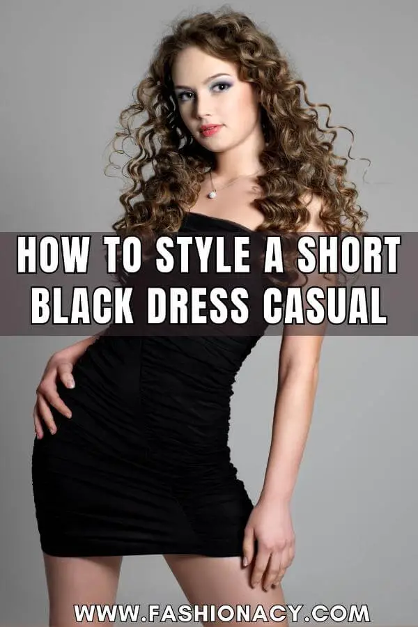 How to Style a Short Black Dress Casual