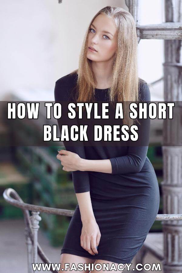 How to Style a Short Black Dress