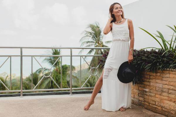 How to Style a White Maxi Dress