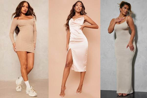 How to Style Beige Dresses