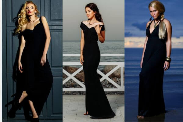 How to Style Black Maxi Dresses