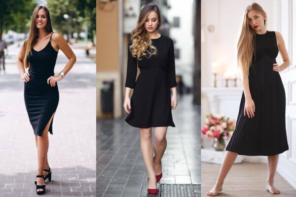 How to Style Black Midi Dresses