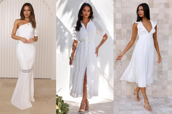 How to Style Long White Dress