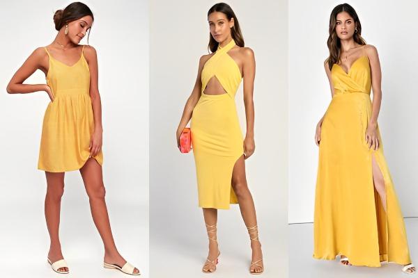 how-to-style-mini-midi-maxi-yellow-dresses