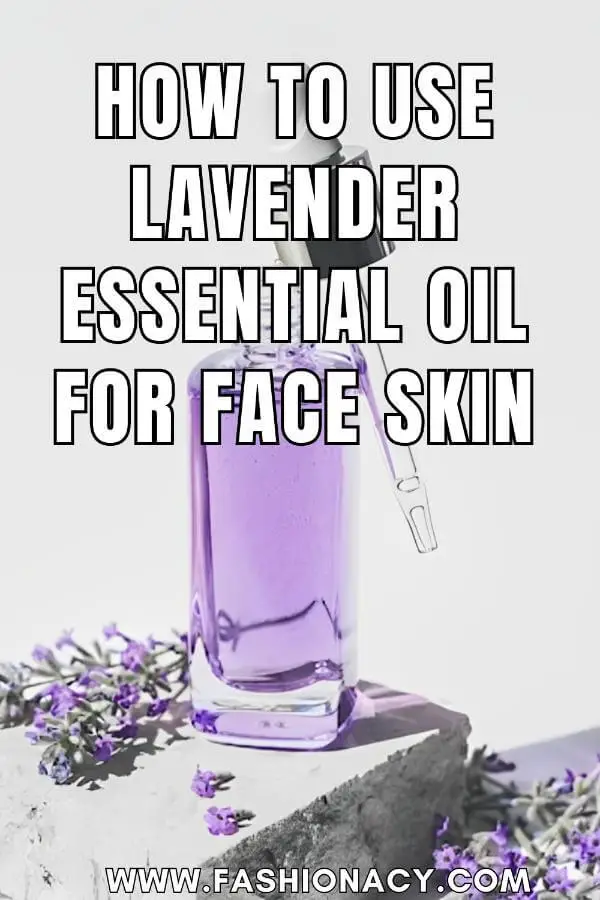 Lavender Essential Oil Face Mask