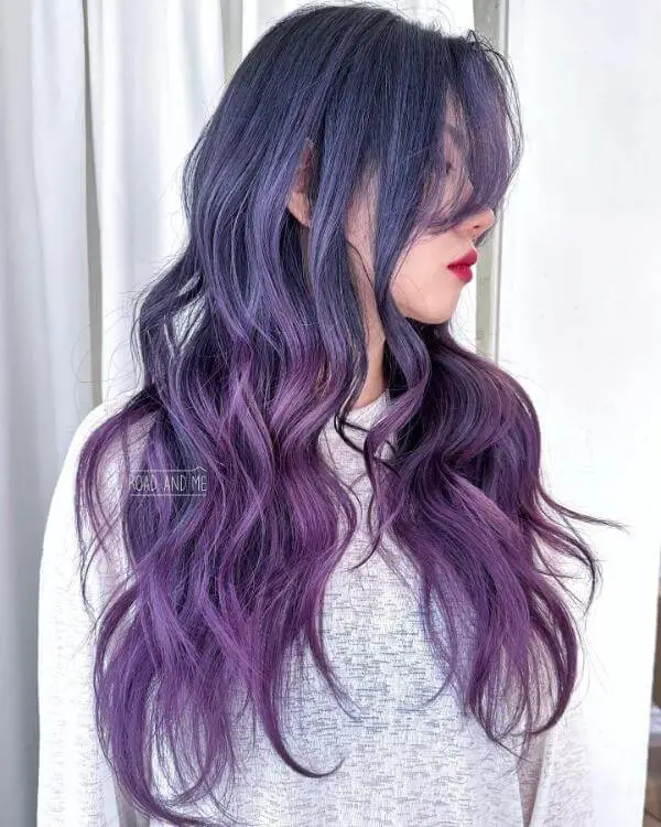 Lavender Balayage Hair