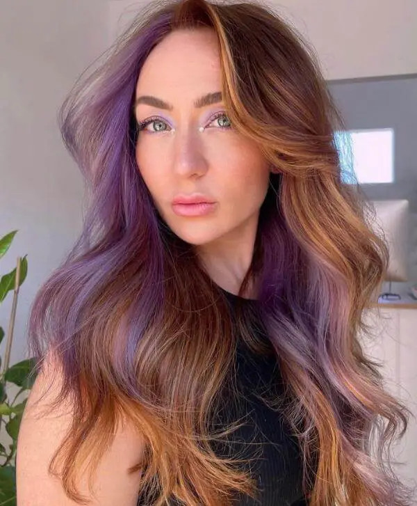 Lavender Hair Highlights