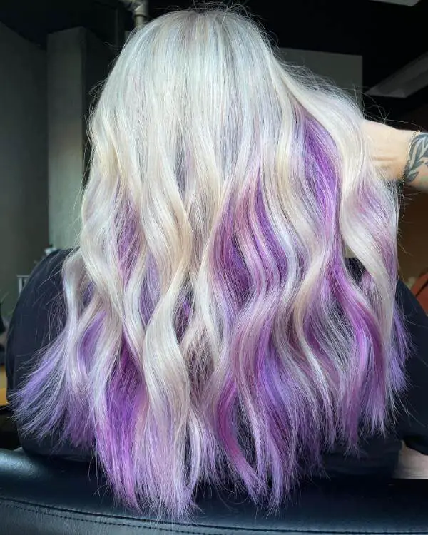 Lavender Ombre Hair