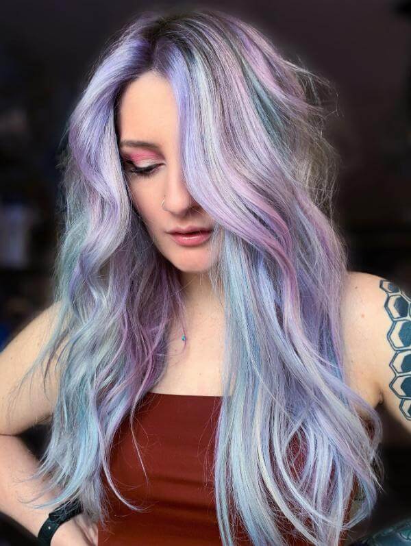 Lavender Pastel Hair Color