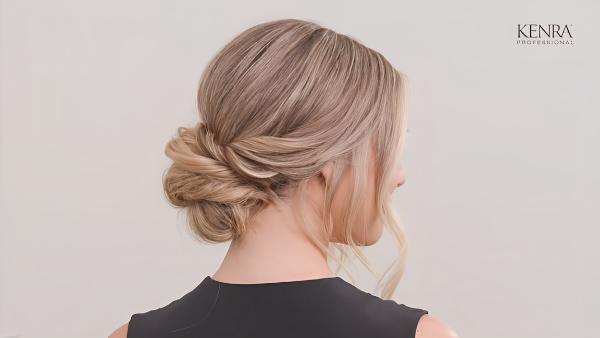 Low Chignon Bun Long Hair