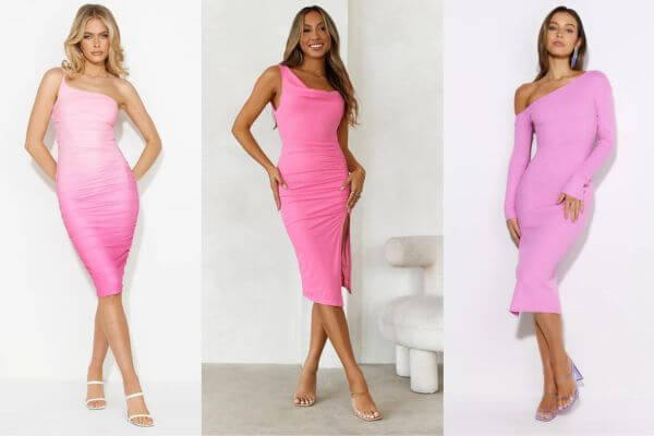 Pink Midi Dresses