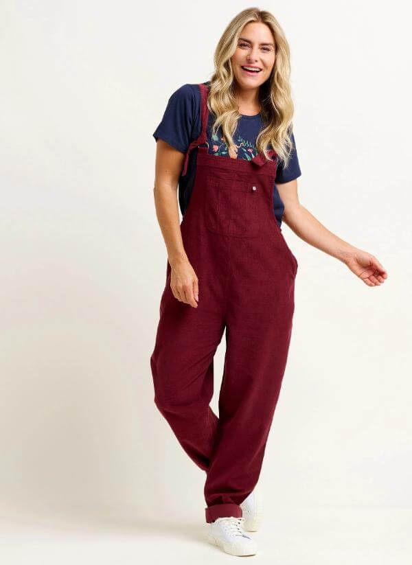 Red Dungarees Outfit
