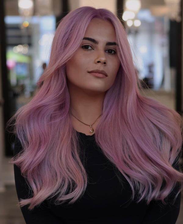 Rose Lavender Hair Color