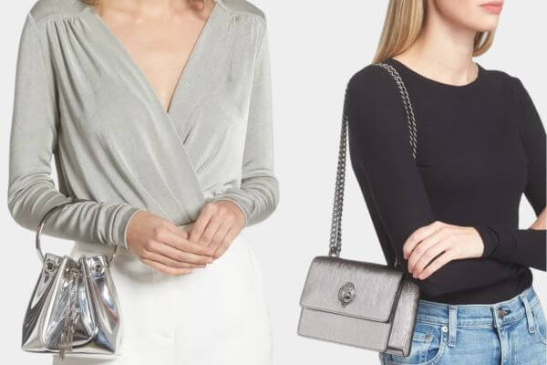 Silver Metallic Bags