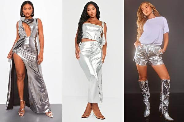 Silver Metallic Outfits