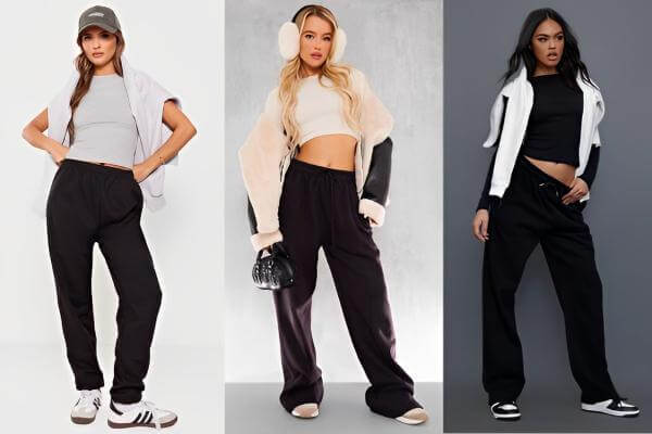 How to Style Black Sweatpants Women