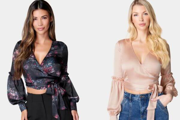 Wrap Blouses For Women