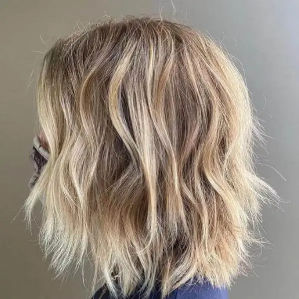 Balayage Short Hair Blonde