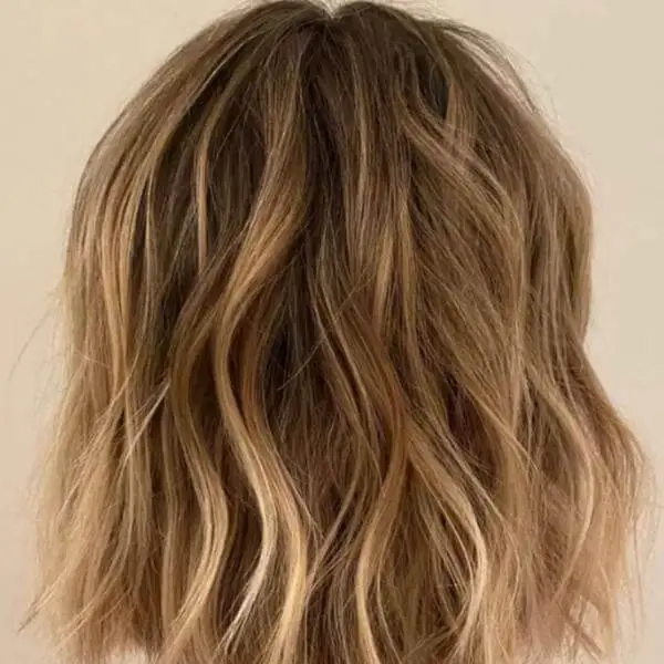 Bronde Balayage Short Hair 