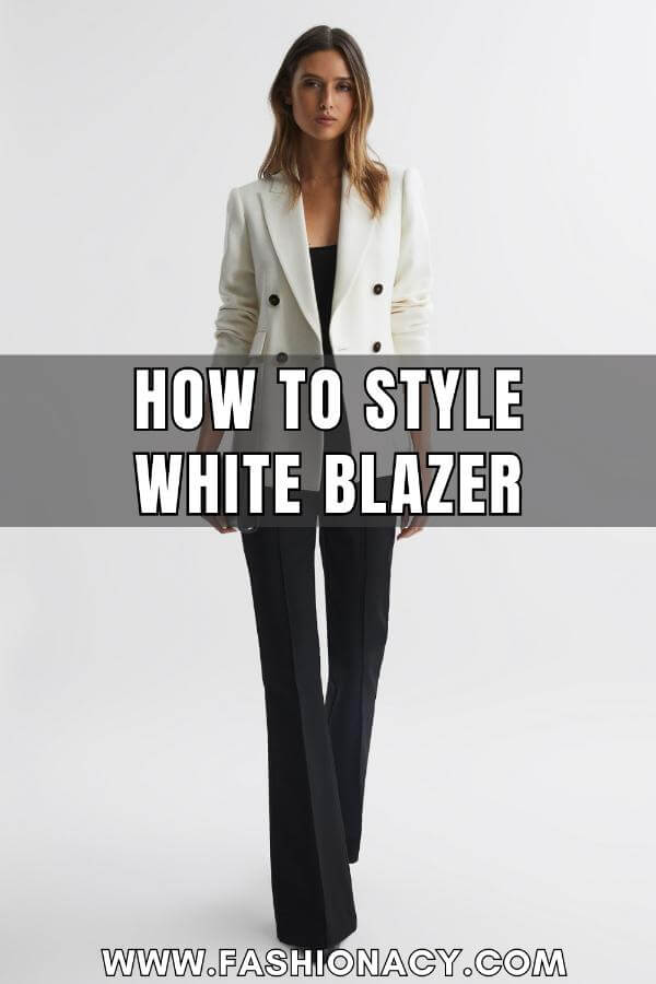 How to Style White Blazer