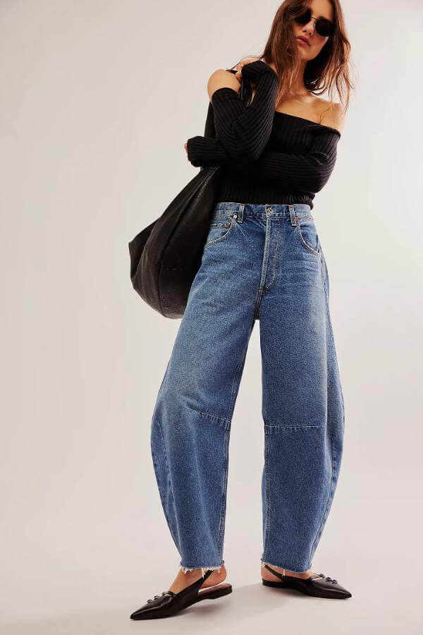 How to Wear Free People Barrel Jeans