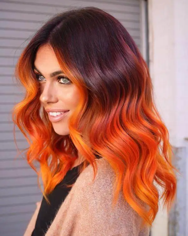 Bright Copper Hair Color