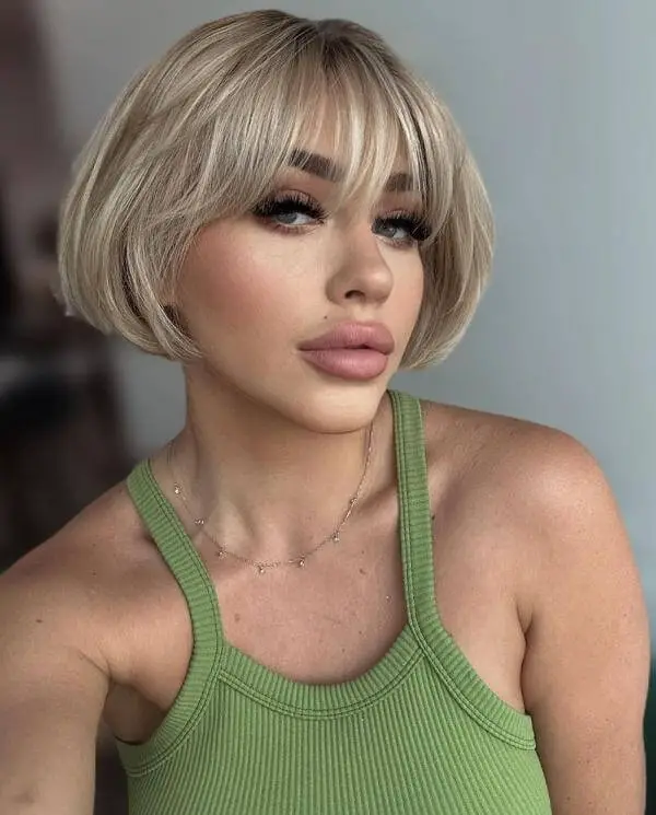 French Bob Hairstyles Blonde