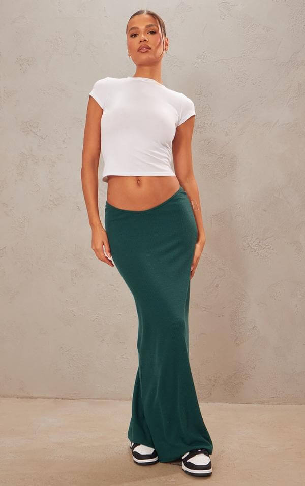 Green Maxi Skirt Outfit