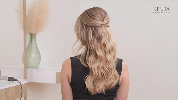 Half Up Style For Long Hair