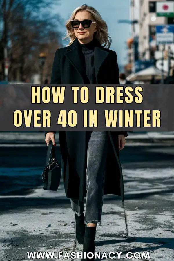 How to Dress Over 40 in Winter