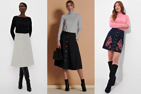 How to Style A-line Skirts