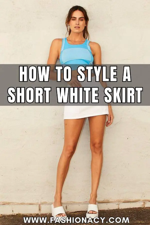How to Style a Short White Skirt