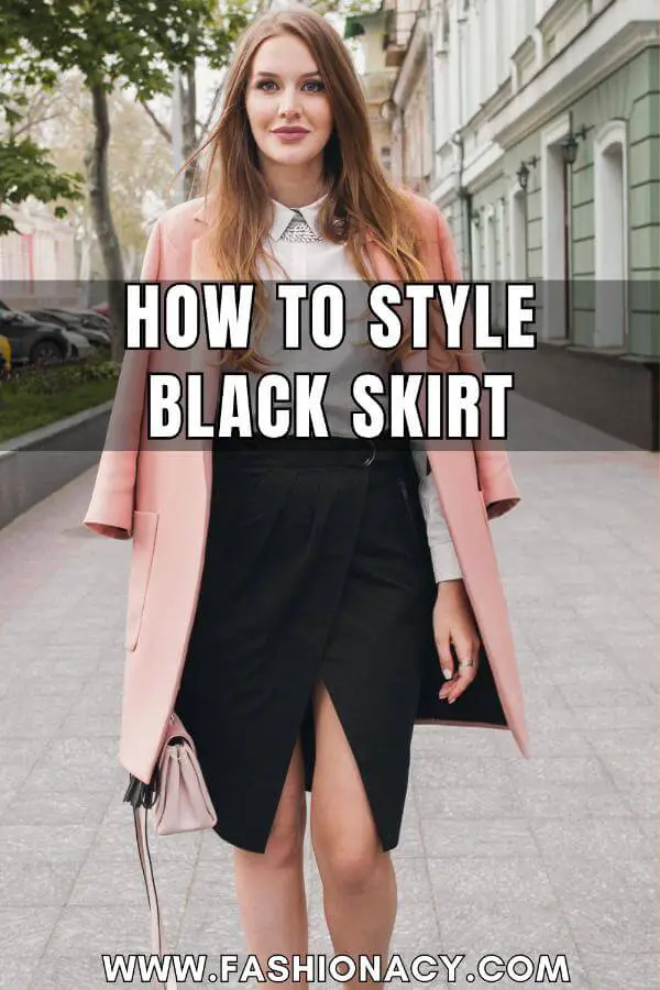 How to Style Black Skirt
