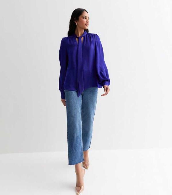 How to Style Satin Blouse With Jeans
