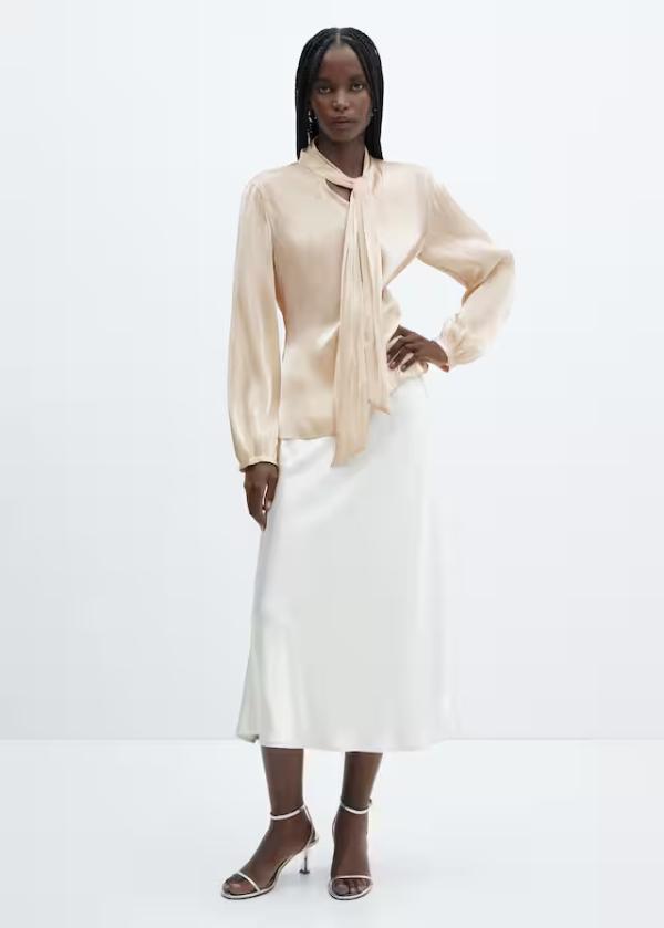 How to Style Satin Blouse