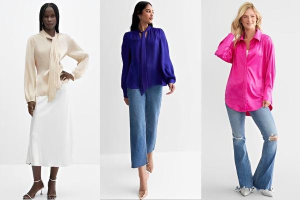How to Style Satin Blouses